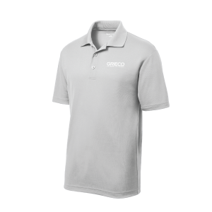 Men's Short Sleeve Polo - Silver