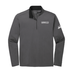 Lightweight Men's Quarter Zip - Steel Grey/Black